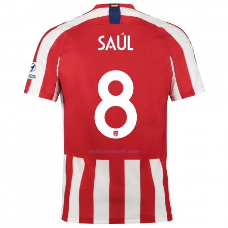 Maillot de Foot Atlético Madrid Saul 8 Domicile 2019-20